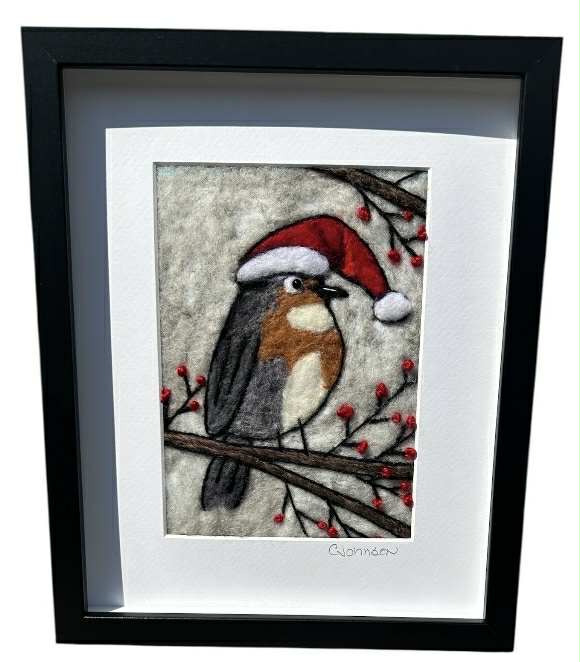 Christmas Bird Needle Felting Workshop  New Workshop: December 2nd