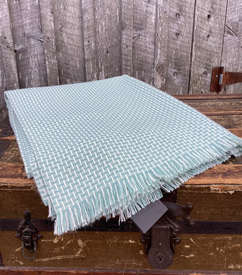 Basket Weave 100% Alpaca Throw