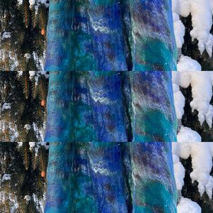 Nuno Felted Scarf Needle Felting Workshop