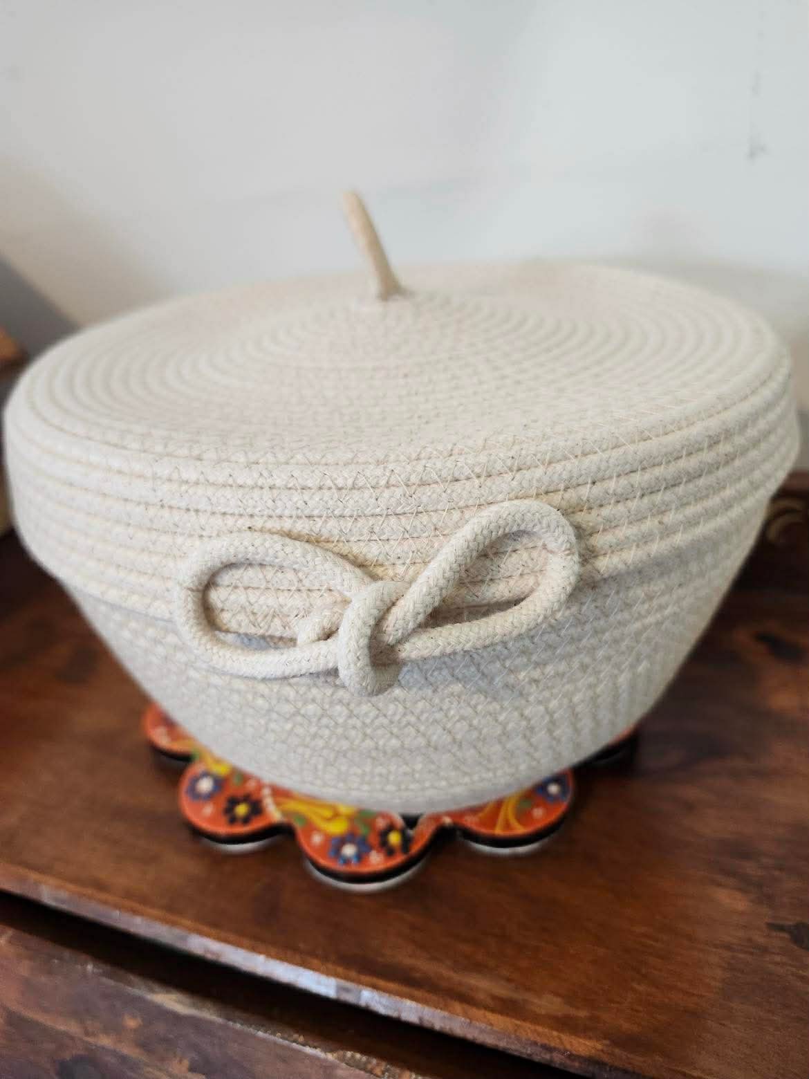 Rope Bowl With a Lid