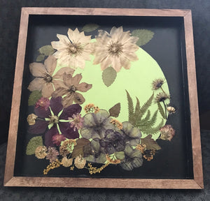 Memories of Summer 2023 Pressed Flower Shadow Box