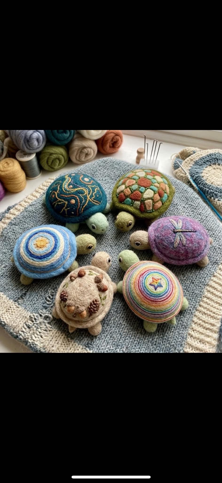 Needle Felt a 3-D Turtle