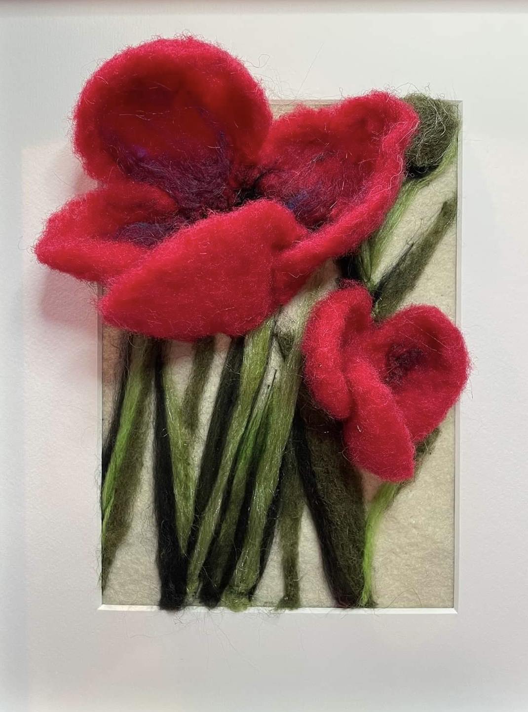 Needle Felted Poppies Workshop