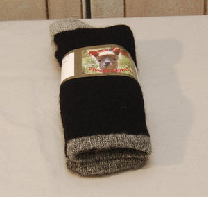 Alpaca Thermal Socks Black